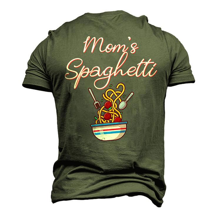 Moms Spaghetti And Meatballs Meme Food Men's 3D T-Shirt Back Print