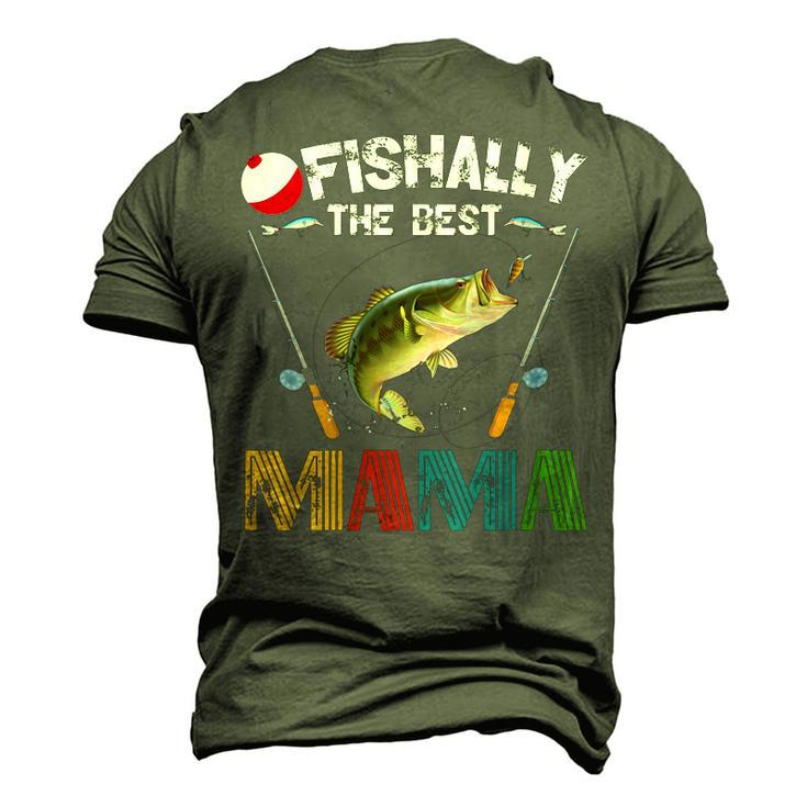 Ofishally The Best Mama Fishing Rod Mommy Men's 3D T-Shirt Back Print