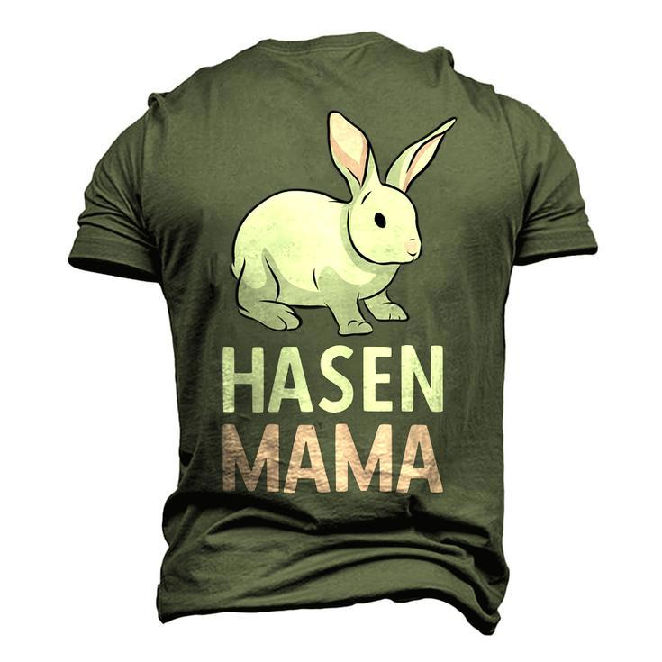Rabbit Mum Rabbit Mother Pet Long Ear Men's 3D T-Shirt Back Print