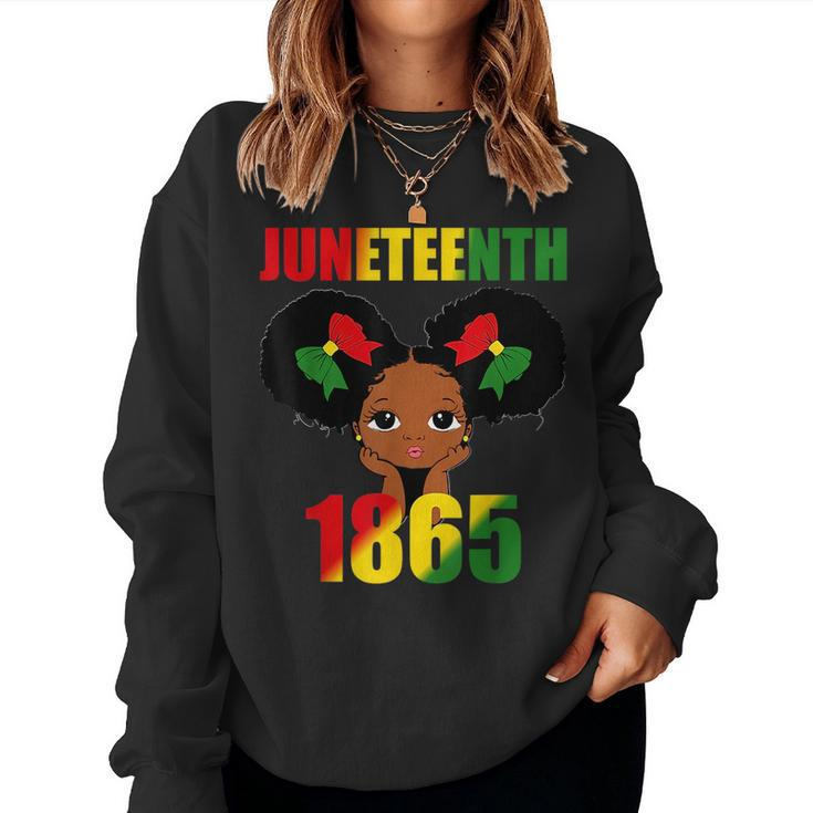 1865 Junenth Celebrate African American Freedom Day Women Freedom Women Sweatshirt