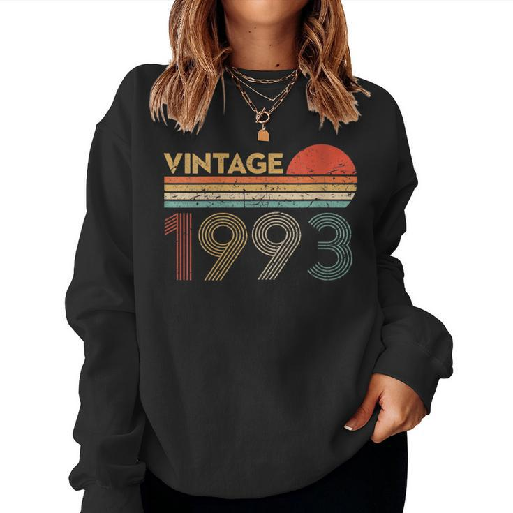 27 Year Old Birthday Vintage Classic Born In 1993 Women Sweatshirt