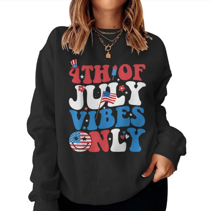 4Th Of July Vibes Only Women Men 4Th Of July Women Sweatshirt