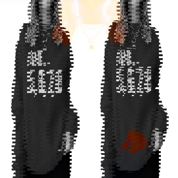 And 5 6 7 8 Dance Teacher Line Dancing Class Women Sweatshirt