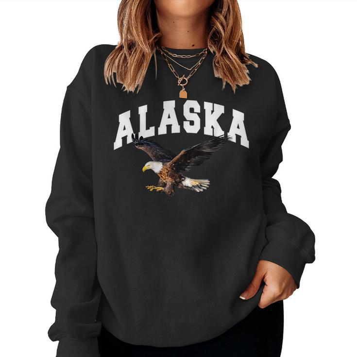 Alaska Gifts For Men Women Anchorage Juneau Denali Sitka  Women Crewneck Graphic Sweatshirt
