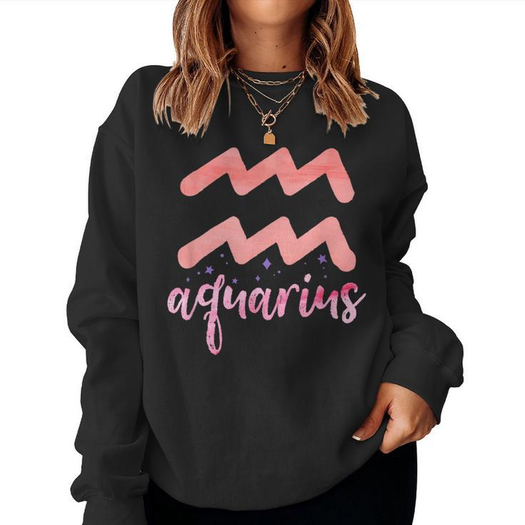 Aquarius Girl Horoscope For Her Aquarius Women Sweatshirt