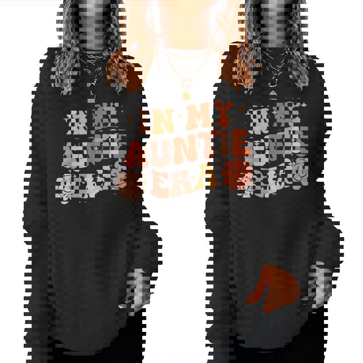 In My Auntie Era Niece Nephew Matching Groovy Women Sweatshirt