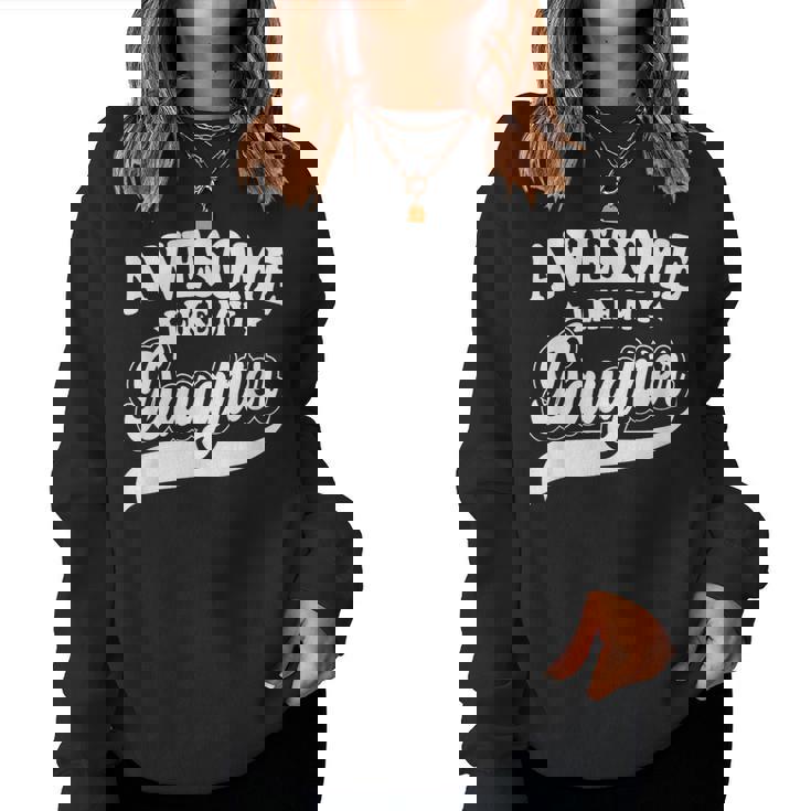 Awesome Like My Daughter Children Funny Fathers Day Women T-shirt