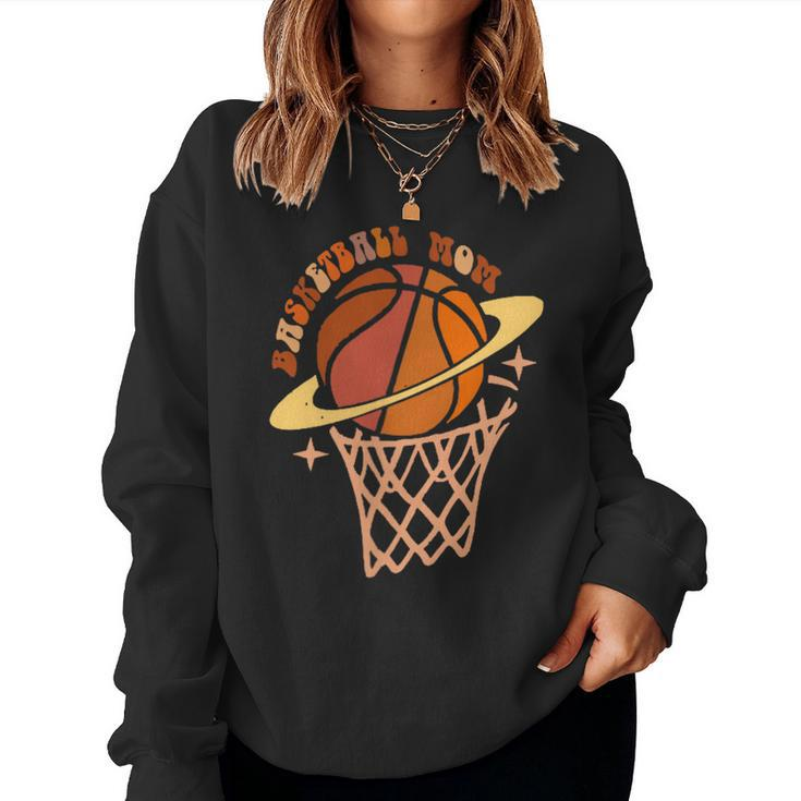 In My Basketball Mom Era Basketball Mama On Pocket & Back Women Sweatshirt