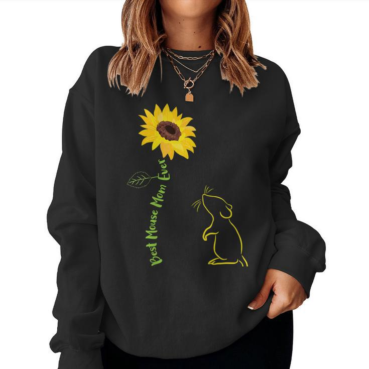 Best Mouse Mom Ever Sunflower Mouse Mama Mouse Mouse For Women Women Sweatshirt