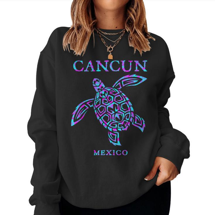 Cancun Mexico Sea Turtle Boys Girls Toddler Women Sweatshirt