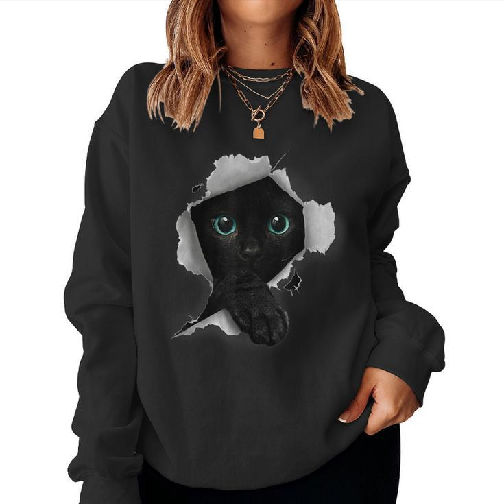 Cat Lover Cat Cat Art Cat Owner Women Sweatshirt