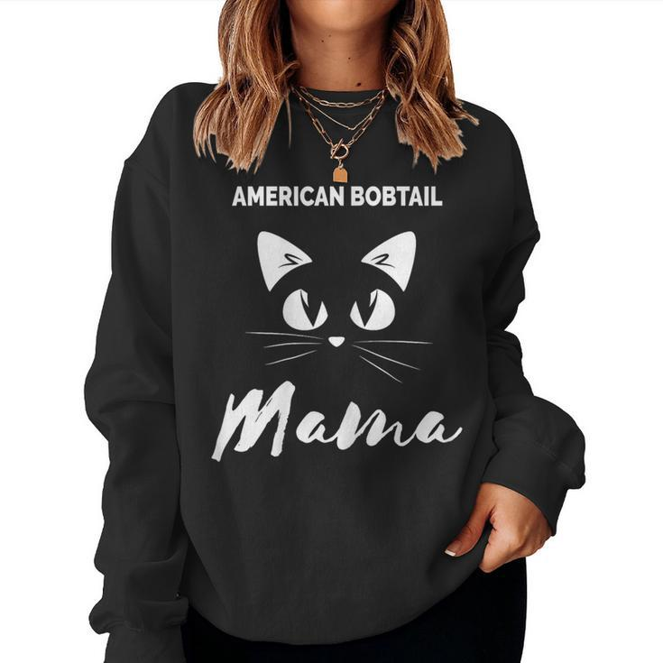 Cat Mom American Bobtail Women Sweatshirt