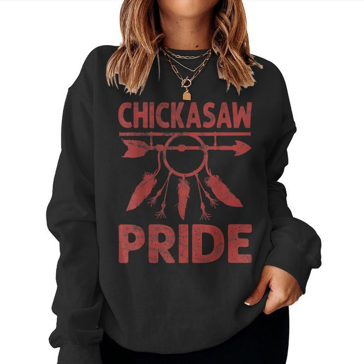 Chickasaw Pride Native American Vintage Men Women Women Sweatshirt