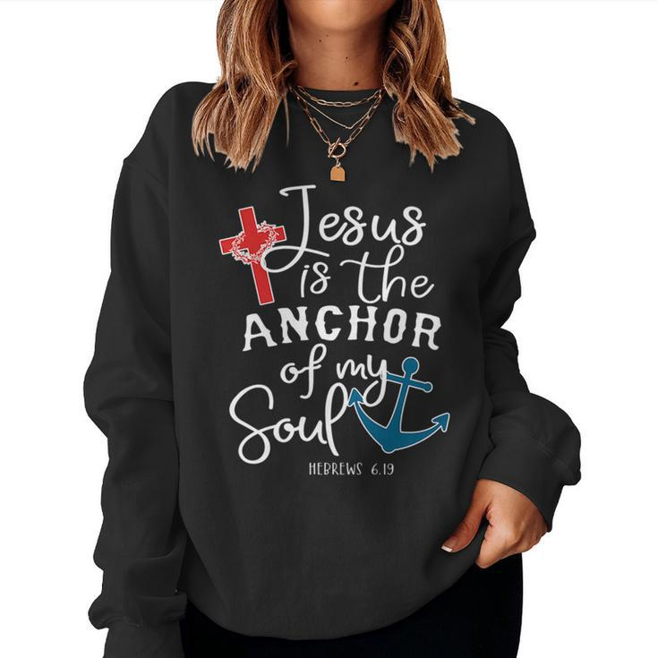 Christian For Men Anchor And Hope Bible Verse Women Sweatshirt