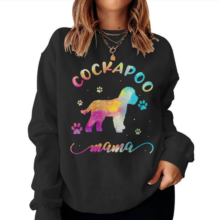 Cockapoo Mama Colorful Cockapoo Mom Women Sweatshirt