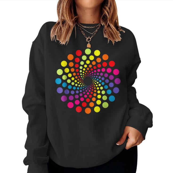 Multi color 2024 polka dot sweater