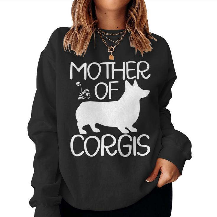 Corgi Dog Mother Of Corgis Women Sweatshirt