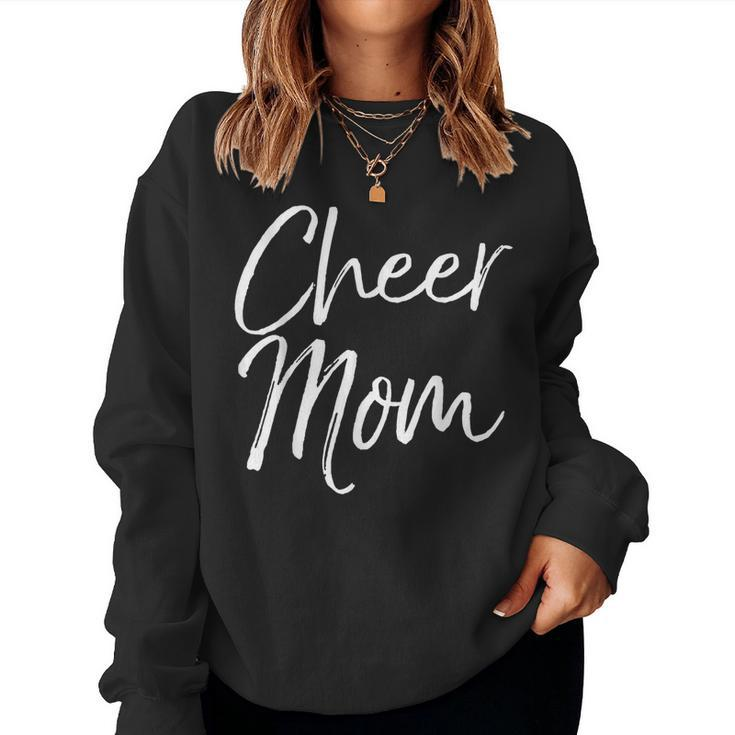Cute Matching Family Cheerleader Mother Cheer Mom Women Sweatshirt