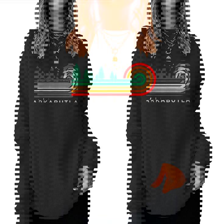 Evergreen Vintage Stripes Arkabutla Mississippi Women Sweatshirt