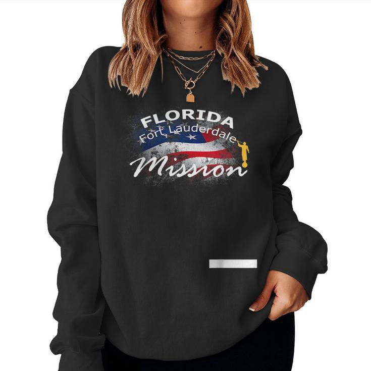 Florida Fort Lauderdale Mormon Lds Mission Missionary Women Sweatshirt