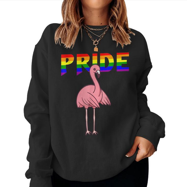 Flossing Flamingo Lesbian Bisexual Gay Lgbt Pride Women Sweatshirt