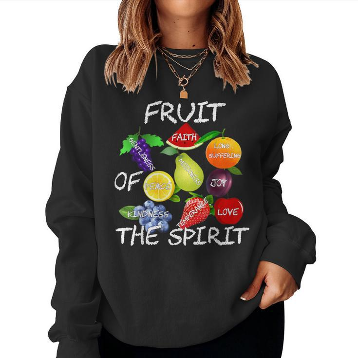 Fruit Of The Spirit By Their Fruit Christian Faith Women Sweatshirt