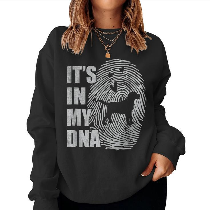 Cavador Dna Dog Mom Dad Dog Lover Women Sweatshirt