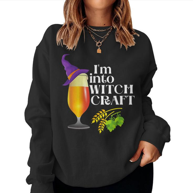 Craft Beer Drinker Brewery Beer Lover Halloween Halloween Women Sweatshirt