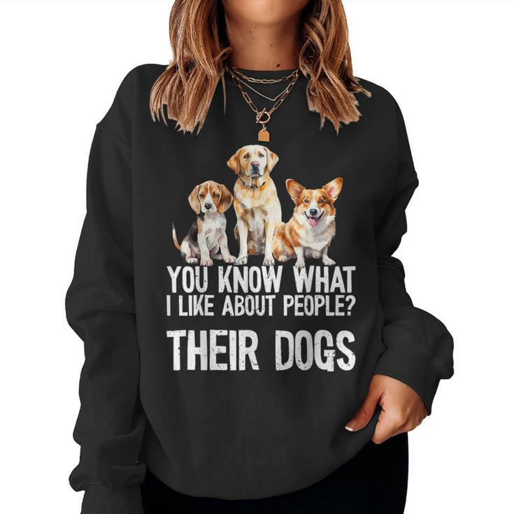 Dog Lover Dog Mom Dog Dad Dog Owner Dog Women Sweatshirt