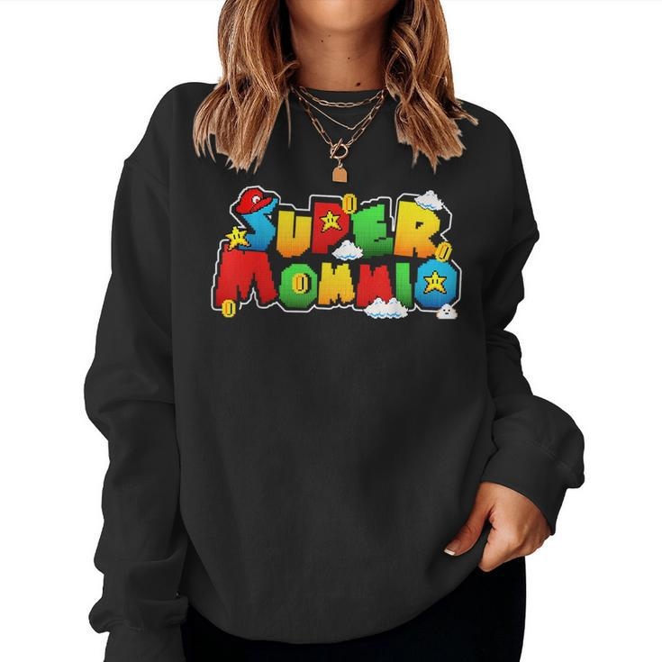 Funny Gamer Gift For Mom  Women Crewneck Graphic Sweatshirt