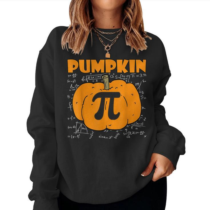 Pumpkin Pie Halloween Fall Thanksgiving Pumpkin Pi Fall Thanksgiving  Women Sweatshirt