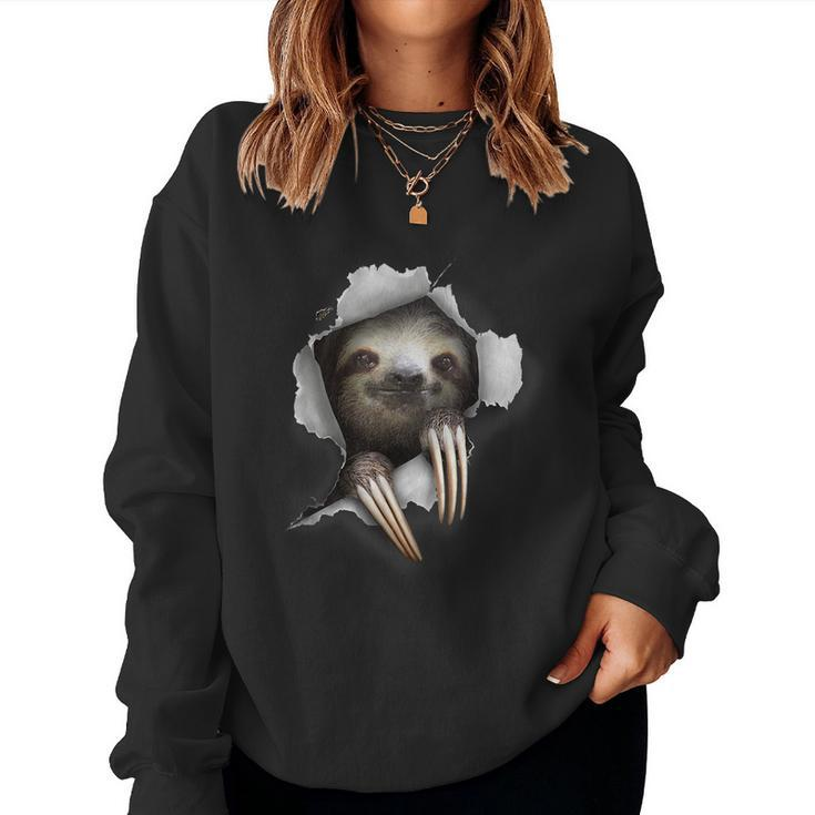 Sloth Cute Sloth Lazy Person Sloth Lover Sloth Women Sweatshirt