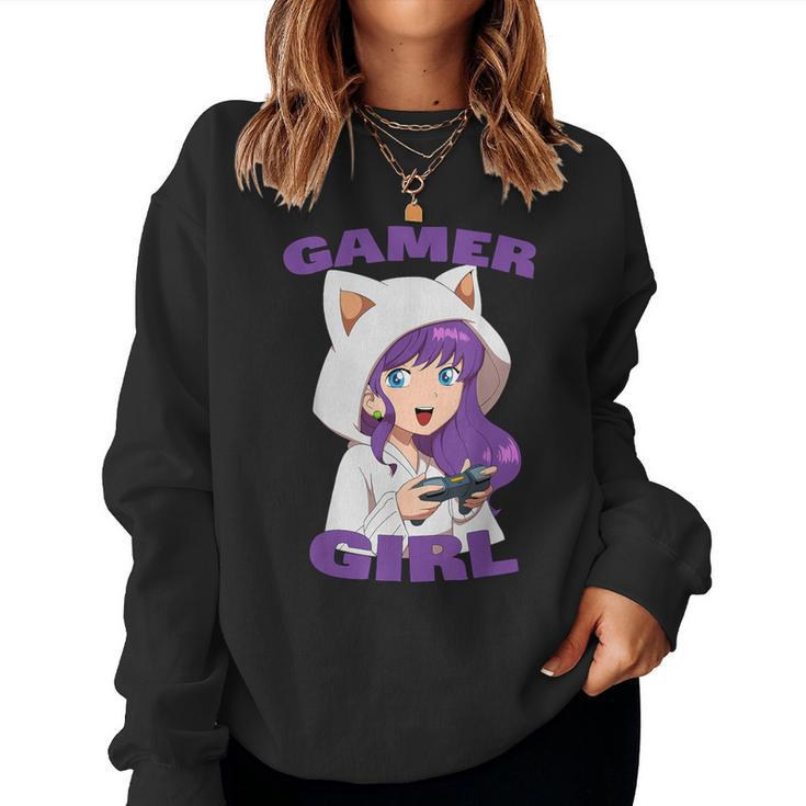 Gamer Girl Video Games Gaming Women Sweatshirt
