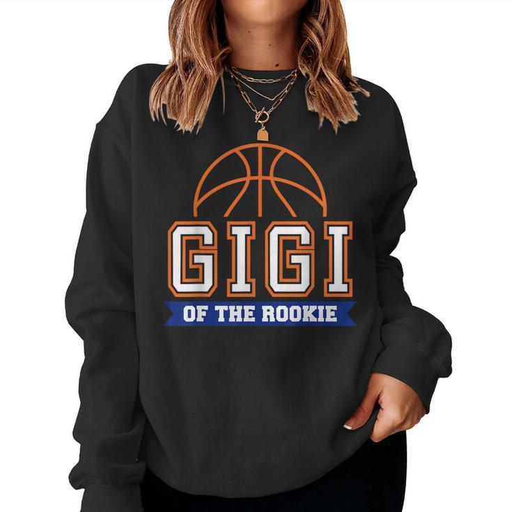 Gigi Of Rookie 1St Birthday Basketball Theme Matching Party Women Sweatshirt