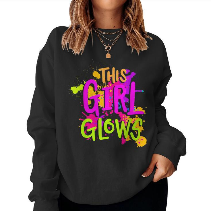 This Girl Costume 80S Halloween Party Outfit Women Sweatshirt
