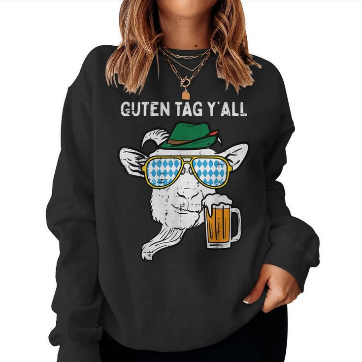 Goat Bavarian Octoberfest German Oktoberfest Women Sweatshirt