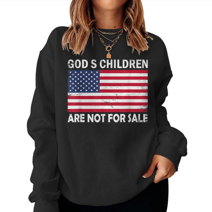 Gods Children Are Not For Sale Embracing Sound Of Freedom Freedom Women Sweatshirt