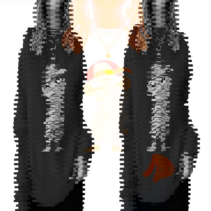 Halloween Monkey Mummy Scary Fancy Dress Women Sweatshirt Halloween Monkey Mummy Scary Fancy Dress Women Sweatshirt