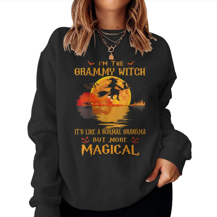 I'm The Grammy Witch It's Like A Normal Grandma Halloween Women Sweatshirt