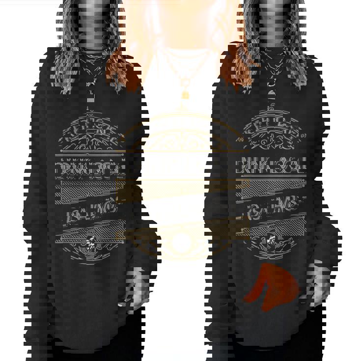 Keep It Craft Drink Local Los Alamos Beer Lover Homebrewing Women Sweatshirt