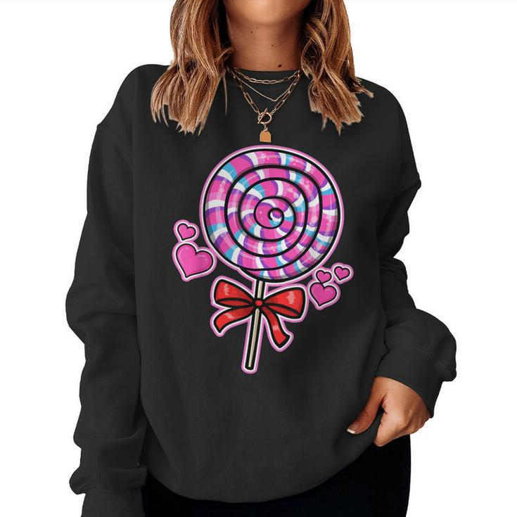 Lollipop Candy Women Sweatshirt