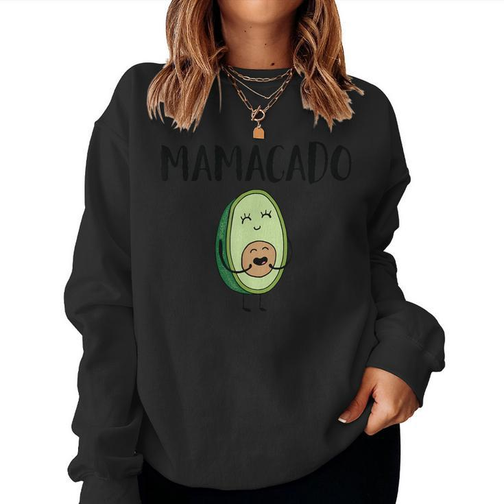 Mamacado T For Kid Vegan Vegetarian Mom Women Sweatshirt