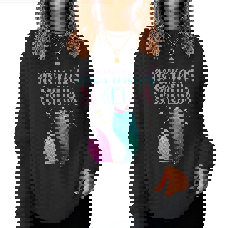 Mermaid Sorella Italian Sister Mermaid Lover Women Sweatshirt