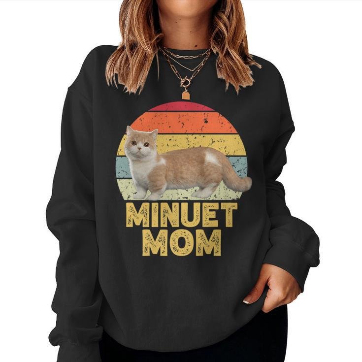 Minuet Napoleon Cat Mom Retro For Cats Lover Women Sweatshirt