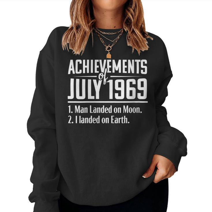 Moon Landing 50Th Anniversary Birthday Gag Women Sweatshirt