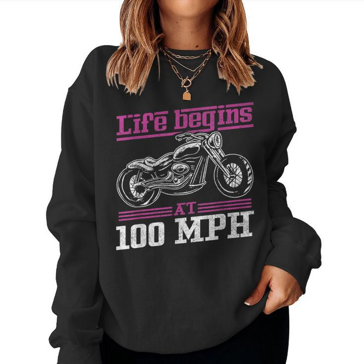 Motorcycle Women Biker Women Sweatshirt