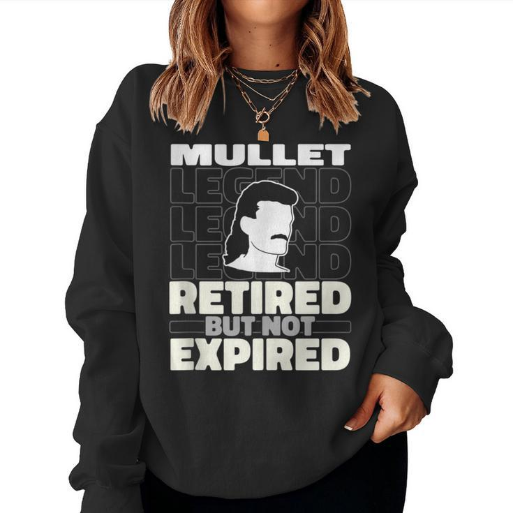 Mullet Retired Redneck - Pride Mullet Women Sweatshirt