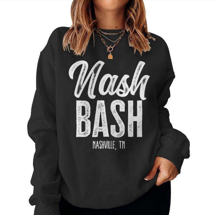 Nash Bash Drinking Party Women Sweatshirt
