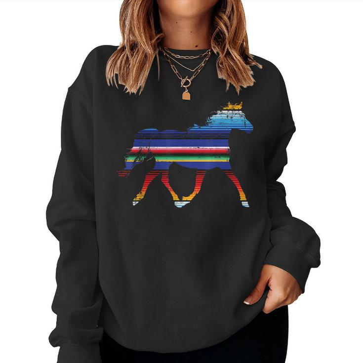 Native American Horse Birthday Native American Women Sweatshirt