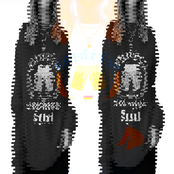 I Run Because I Love Beer Sweatshirt - Weiß Mit Backprint